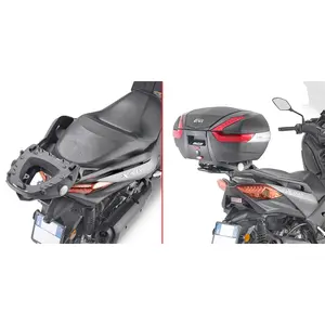 Υποστήριξη top case μοτό με αυθεντική ζελατίνα Givi Yamaha Max125/40 (18-20) X-max 300 (17-20) image-0
