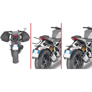 Motorcycle top case support Givi Triumph Speed Triple 1200Rs 21 image-0