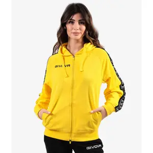 Full-Zip Kapuzenpullover mit Streifen Givova image-1