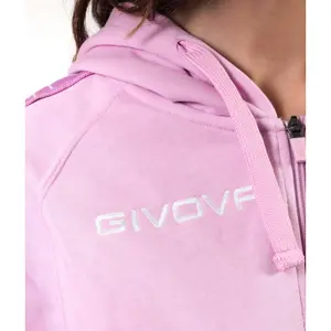 Sweatshirt à capuche avec bande full zip Givova image-2