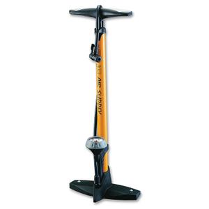 35748-foot-pump-with-pressure-gauge-giyo-160-psi-yellow-black-one-size