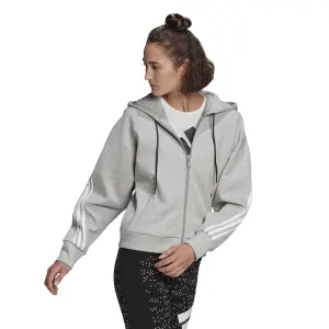 Felpa con cappuccio da donna adidas Sportswear Wrapped 3-Bandes image-1