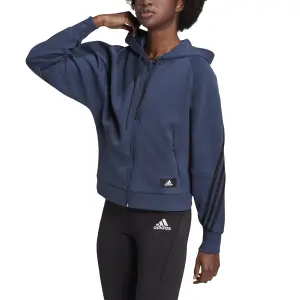 Felpa con cappuccio da donna adidas Sportswear Wrapped 3-Bandes image-1