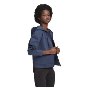Felpa con cappuccio da donna adidas Sportswear Wrapped 3-Bandes image-4