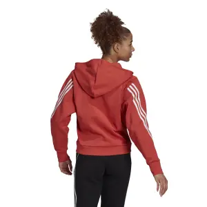 Felpa con cappuccio da donna adidas Sportswear Wrapped 3-Bandes image-3