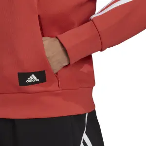 Felpa con cappuccio da donna adidas Sportswear Wrapped 3-Bandes image-5