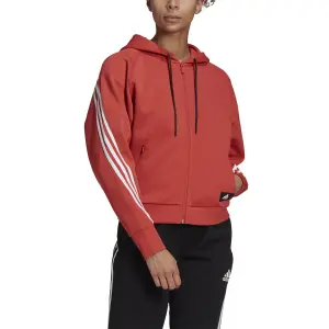 Felpa con cappuccio da donna adidas Sportswear Wrapped 3-Bandes image-2