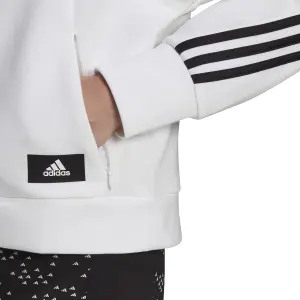 Felpa con cappuccio da donna adidas Sportswear Wrapped 3-Bandes image-6