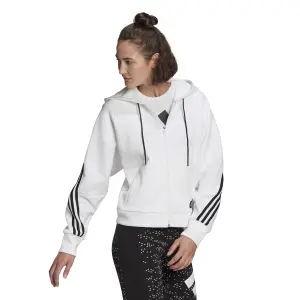 Felpa con cappuccio da donna adidas Sportswear Wrapped 3-Bandes image-3