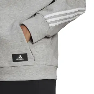 Women's zip-up hoodie adidas Branded Icons 3S image-5