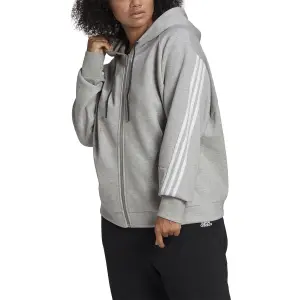 Women's zip-up hoodie adidas Branded Icons 3S image-3