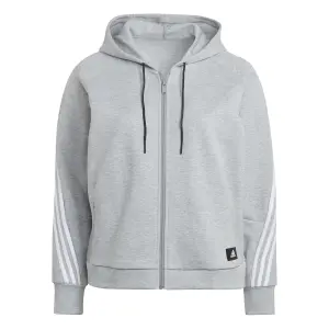 Women's zip-up hoodie adidas Branded Icons 3S image-0