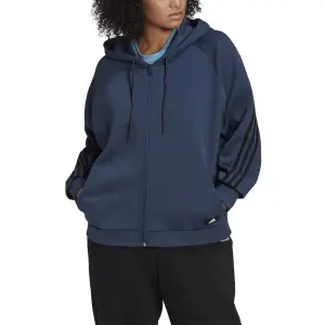 Felpa con cappuccio da donna adidas Branded Icons 3S image-2