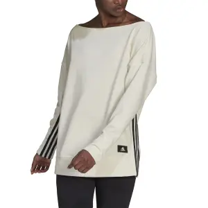 Felpa da donna adidas Womens Recycled Cotton Cover-Up image-4