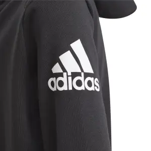 Kinder sweatshirt met capuchon en ritssluiting adidas Logo image-3