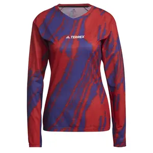 Camiseta de manga larga para mujer adidas Terrex Primeblue Trail Graphic image-0