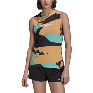 Camiseta de tirantes para mujer adidas Terrex Parley Agravic Trail Running image-4