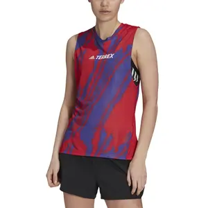Camiseta de tirantes para mujer adidas Terrex Parley Agravic Trail Running image-4