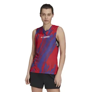 Camiseta de tirantes para mujer adidas Terrex Parley Agravic Trail Running image-2