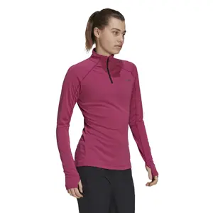 Women's half-zip long sleeve top adidas Terrex TraceRocker image-3