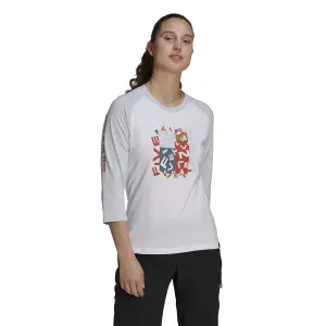 T-shirt de manga comprida feminina Adidas Five Ten Graphics image-3