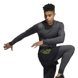 Camiseta de manga larga adidas Studio Techfit Seamless image-5