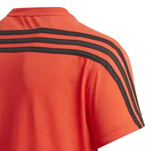 Camiseta infantil adidas 3-Stripes Cotton image-4