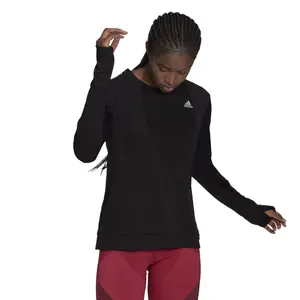 Camiseta de manga larga para mujer adidas Cooler Running image-2