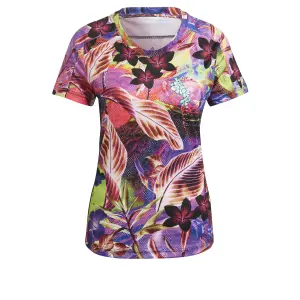 Dames-T-shirt adidas Own The Run Floral image-0