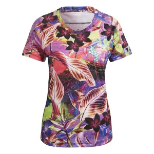 Dames-T-shirt adidas Own The Run Floral image-5