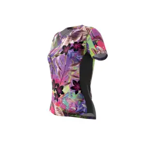 Dames-T-shirt adidas Own The Run Floral image-1