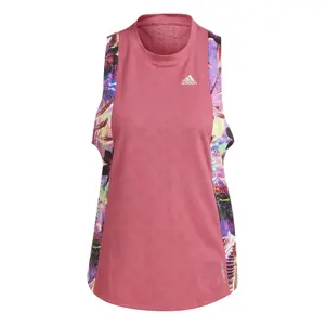 Camiseta de tirantes para mujer adidas Own The Run Floral image-1