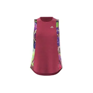 Camiseta de tirantes para mujer adidas Own The Run Floral image-4