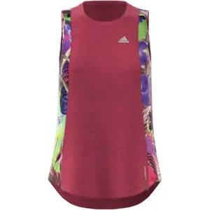Camiseta de tirantes para mujer adidas Own The Run Floral image-3