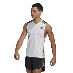 Camiseta sin mangas adidas Own The Run Floral image-4