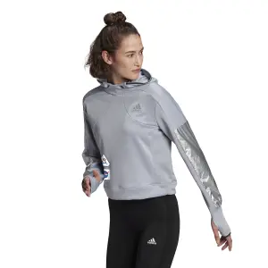 Sweatshirt med hætte til kvinder adidas Space Race image-1