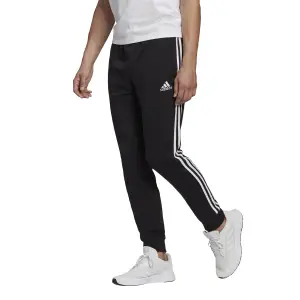 Spodnie do biegania adidas Essentials French Terry Tapered Cuff 3-Bandes image-2