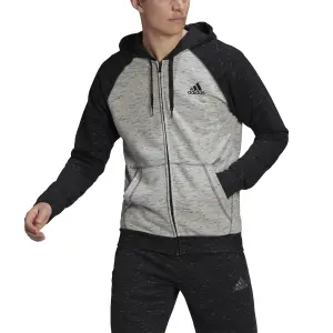 Giacca con cappuccio adidas Essentials Mélange Small Logo image-3