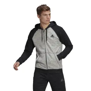 Giacca con cappuccio adidas Essentials Mélange Small Logo image-1