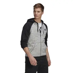 Giacca con cappuccio adidas Essentials Mélange Small Logo image-2