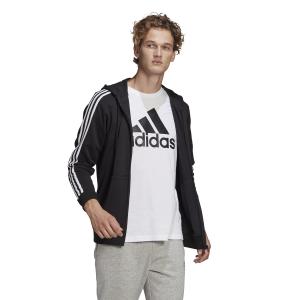 Jas met capuchon adidas Essentials French Terry 3-Bandes Full-Zip image-3