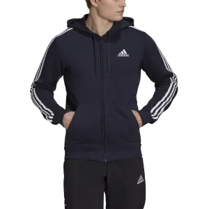 Kapuzenjacke adidas Essentials French Terry 3-Bandes Full-Zip image-6