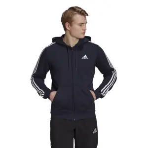 Kapuzenjacke adidas Essentials French Terry 3-Bandes Full-Zip image-4