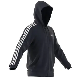 Kapuzenjacke adidas Essentials French Terry 3-Bandes Full-Zip image-3