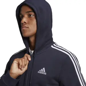 Kapuzen-Pulli adidas Essentials Fleece 3-Bandes Full-Zip image-5