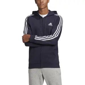 Kapuzen-Pulli adidas Essentials Fleece 3-Bandes Full-Zip image-2