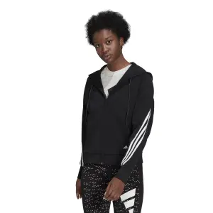Felpa con cappuccio da donna adidas Sportswear Wrapped 3-Bandes image-1