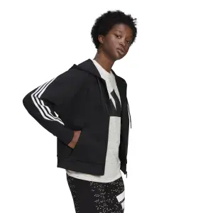 Felpa con cappuccio da donna adidas Sportswear Wrapped 3-Bandes image-6