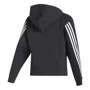 Felpa con cappuccio da donna adidas Sportswear Wrapped 3-Bandes image-4