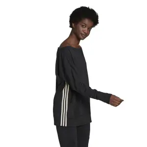 Sweatshirt för kvinnor adidas Womens Recycled Cotton Cover-Up image-5